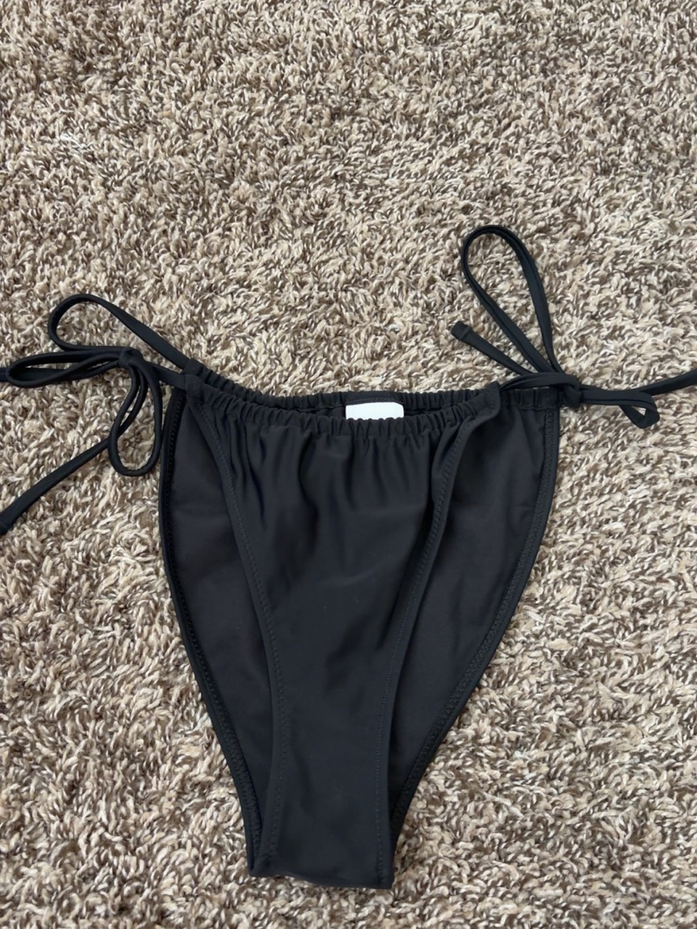 Gymshark Black Bikini Bottom with Side Ties